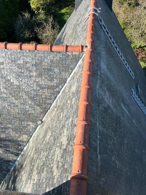 Remplacement crochets inox et ardoises